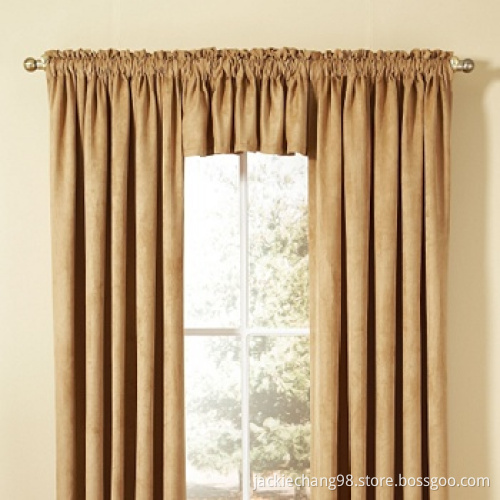Faux Suede Rod-Pocket Window Collection